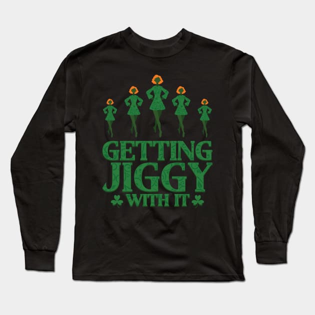 Getting Jiggy With It Long Sleeve T-Shirt by Daribo